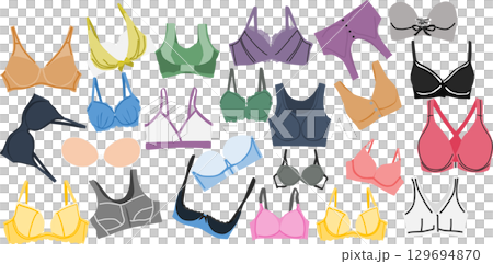 Illustration of messy underwear Illustration of messy underwear 129694870
