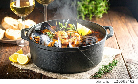 魚介とハーブ香る煮込み料理 魚介とハーブ香る煮込み料理 129695462