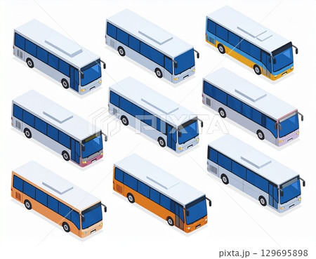 アイソメトリック バス アイソメトリック バス 129695898