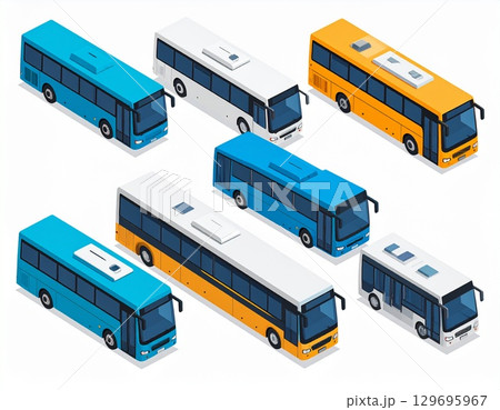 アイソメトリック　バス 129695967