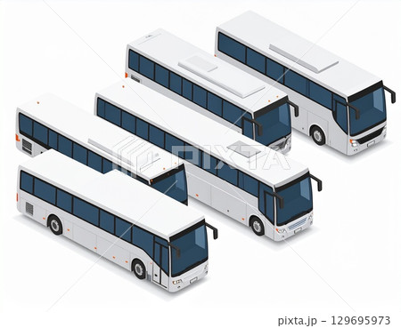 アイソメトリック　バス 129695973