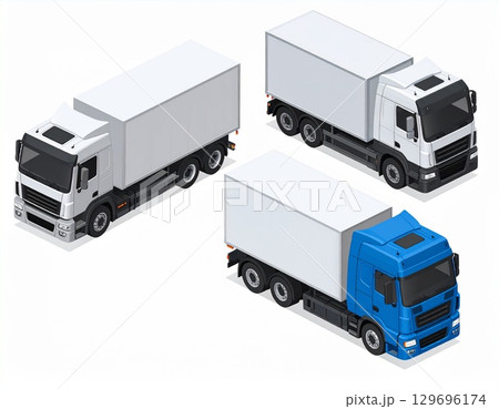 アイソメトリック　トラック 129696174
