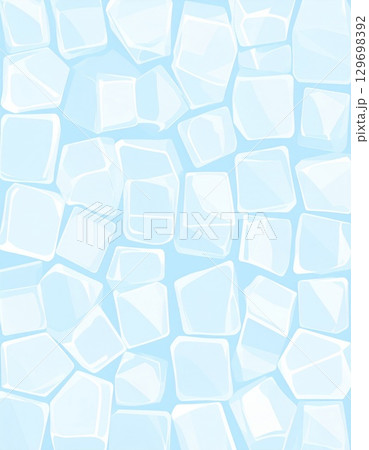 Abstract Ice Cube Texture Background in Light Blue and White Tones Abstract Ice Cube Texture Background in Light Blue and White Tones 129698392