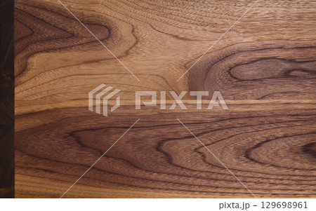 Real black walnut wood texture with natural grain Real black walnut wood texture with natural grain 129698961