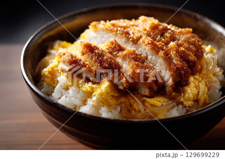 とろとろ卵のカツ丼 129699229