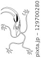 シンプルでかわいい白色の悪魔 129700280