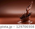 チョコレートスプラッシュ 斜めはね（バリエーションあり） 129700308