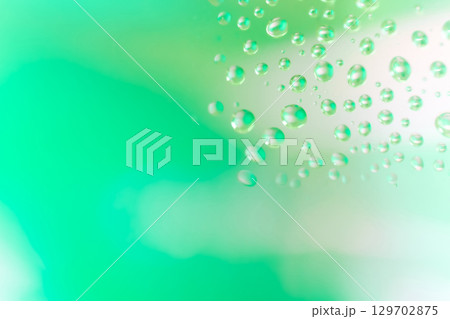 水滴・グリーン 背景素材 水滴・グリーン 背景素材 129702875