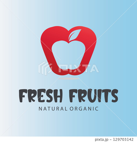 Iconic Apple Inspired Emblem Iconic Apple Inspired Emblem 129703142