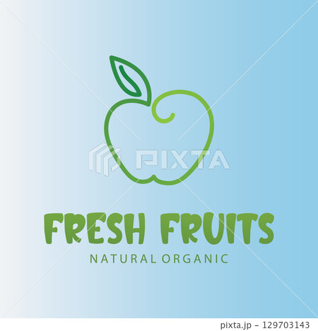 Iconic Apple Inspired Emblem 129703143