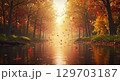 紅葉のある風景 129703187