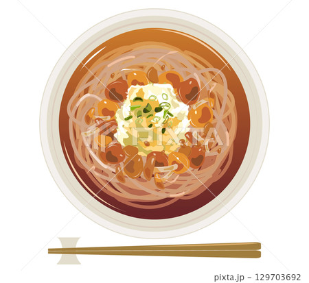 なめこそば 上から なめこそば 上から 129703692