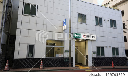 都営浅草線の蔵前駅A1b番出入口、エレベーターが設置 都営浅草線の蔵前駅A1b番出入口、エレベーターが設置 129703839