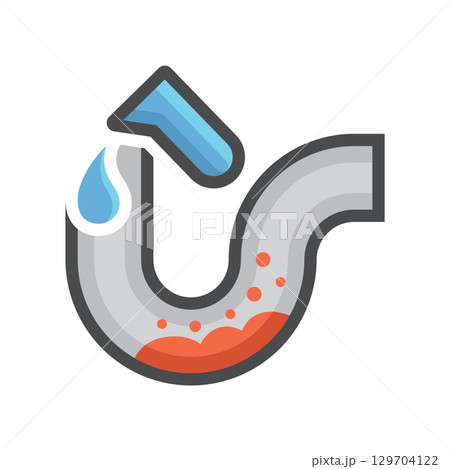 Sanitation cleaning vector icon design. Sanitation cleaning vector icon design. 129704122
