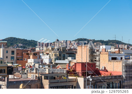 バルセロナの街並み 129705265