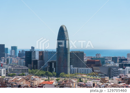 バルセロナの街並み 129705460