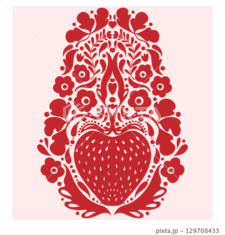 vintage card with ornate elegant retro abstract floral des vintage card with ornate elegant retro abstract floral des 129708433