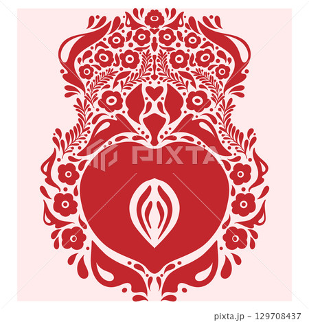 decorative frame elegant vector element for design 129708437