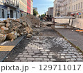 City Road Maintenance Work - Public Street Construction Site, Berlin, Germany, 129711017