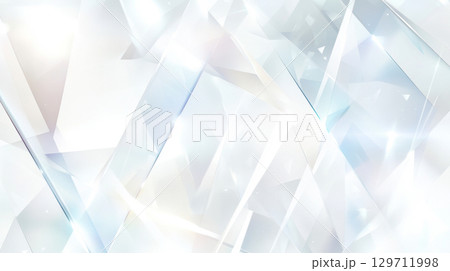 Abstract geometrical pattern with futuristic design and light hues, background 129711998