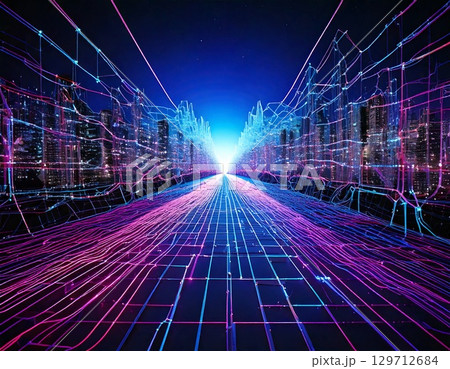 デジタルデータ ネット AI ネオン デジタルデータ ネット AI ネオン 129712684