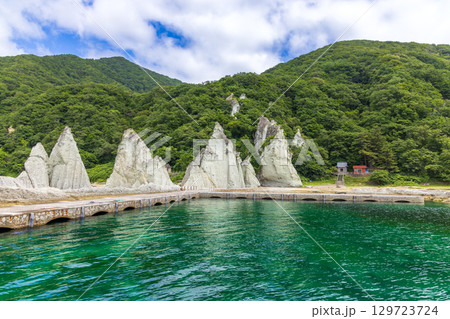 仏ヶ浦 (下北半島 7月) 仏ヶ浦 (下北半島 7月) 129723724