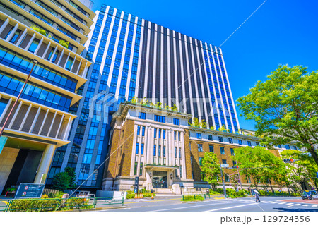 日本の東京都市景観 九段会館テラスなどを望む=15日 日本の東京都市景観 九段会館テラスなどを望む=15日 129724356