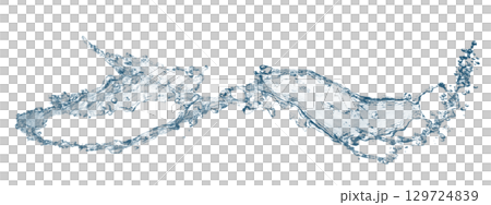 Abstract blue splashes Abstract blue splashes 129724839