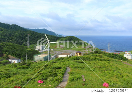 津軽海峡ヒカマニ第2展望台から青函トンネル記念館方面の景色 129725974