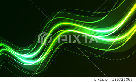 Abstract Digital Technology Background with Futuristic Lines. 129726063