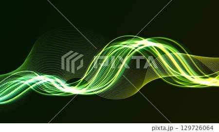 Abstract Digital Technology Background with Futuristic Lines. 129726064
