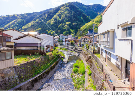 木曽福島の街並み【長野県】 129726360