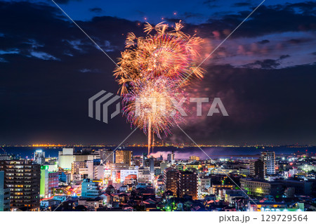 《千葉県》木更津港まつり花火大会 129729564