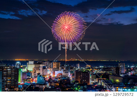 《千葉県》木更津港まつり花火大会 129729572