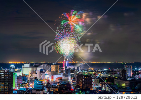 《千葉県》木更津港まつり花火大会 129729612