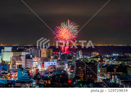 《千葉県》木更津港まつり花火大会 129729634