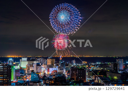 《千葉県》木更津港まつり花火大会 129729641