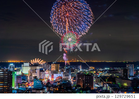 《千葉県》木更津港まつり花火大会 129729651