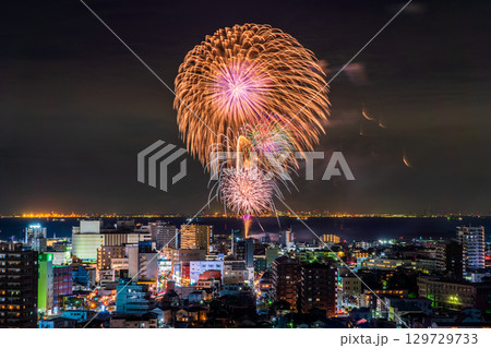 《千葉県》木更津港まつり花火大会 129729733