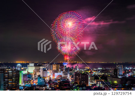 《千葉県》木更津港まつり花火大会 129729754