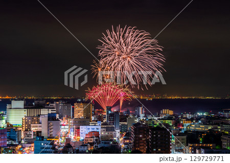 《千葉県》木更津港まつり花火大会 129729771