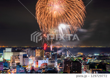 《千葉県》木更津港まつり花火大会 129729772