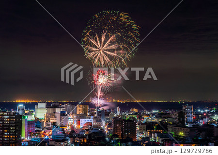 《千葉県》木更津港まつり花火大会 129729786