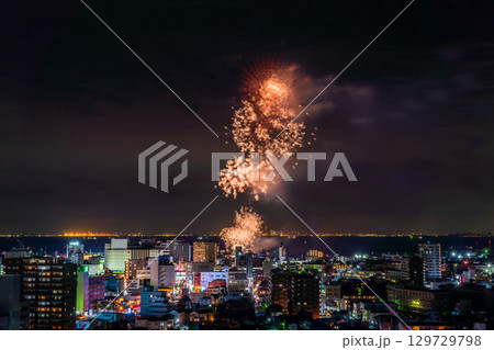 《千葉県》木更津港まつり花火大会 129729798
