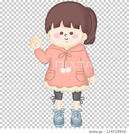 全身插圖，警告注意衣著 129729958