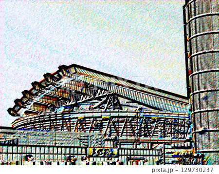 さいたま新都心駅前　＜加工＞ 129730237
