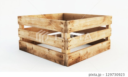 Wooden Crate 129730923