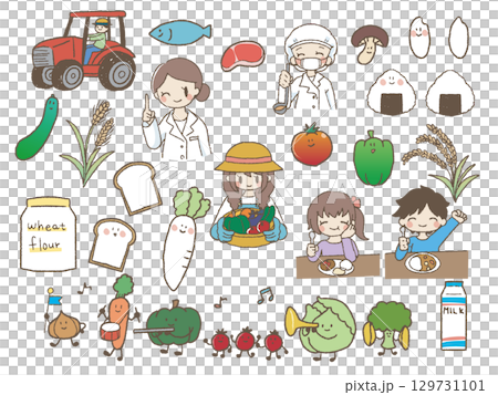 食品教育插圖集1 食品教育插圖集1 129731101