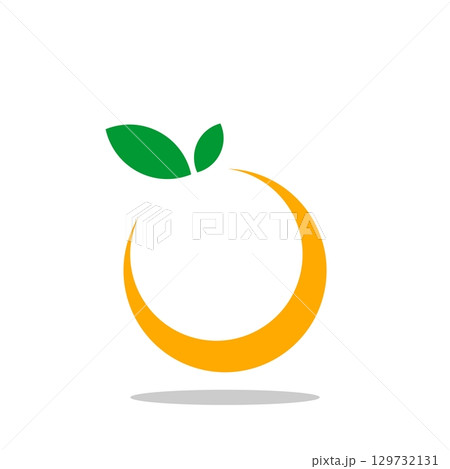 Orange Fruit vector Logo Template Illustration Design Illustration Design. Vector EPS 10. 129732131