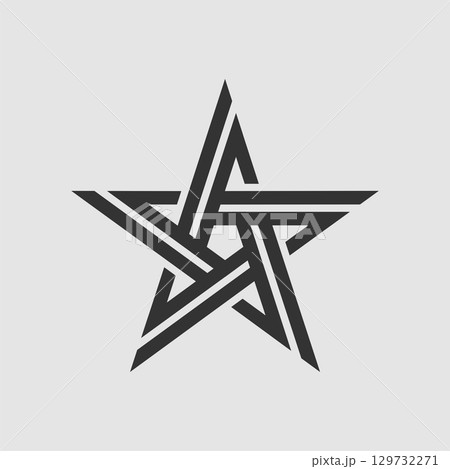 Lines Star vector Logo Template Illustration Design EPS 10 129732271